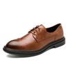Men’s British Style Brogues Formal Business Leather Shoes Men Tuxedo Party Dress Shoes Plus Size