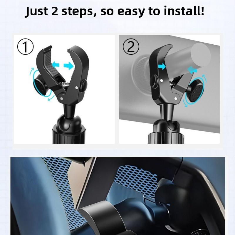 2026 New Universal Car Windshield Phone Holder, Anti-Shake Phone Mount Stand for Driving