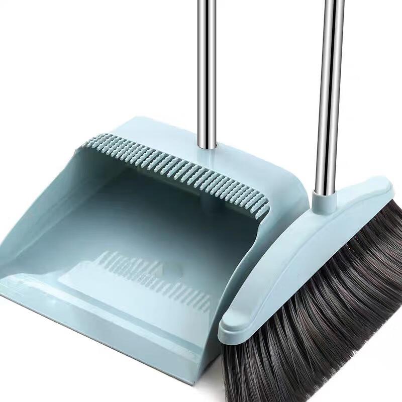 ZYJL Plastic Broom and Dustpan Set