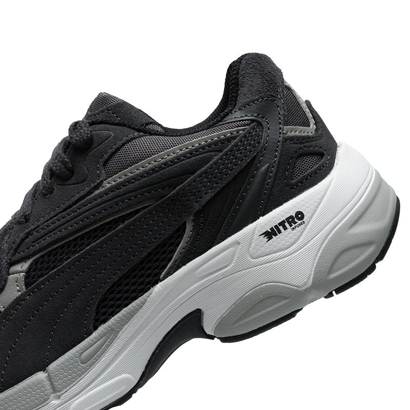 Puma Teveris Nitro Black White Grey Unisex Sneakers 388774-28