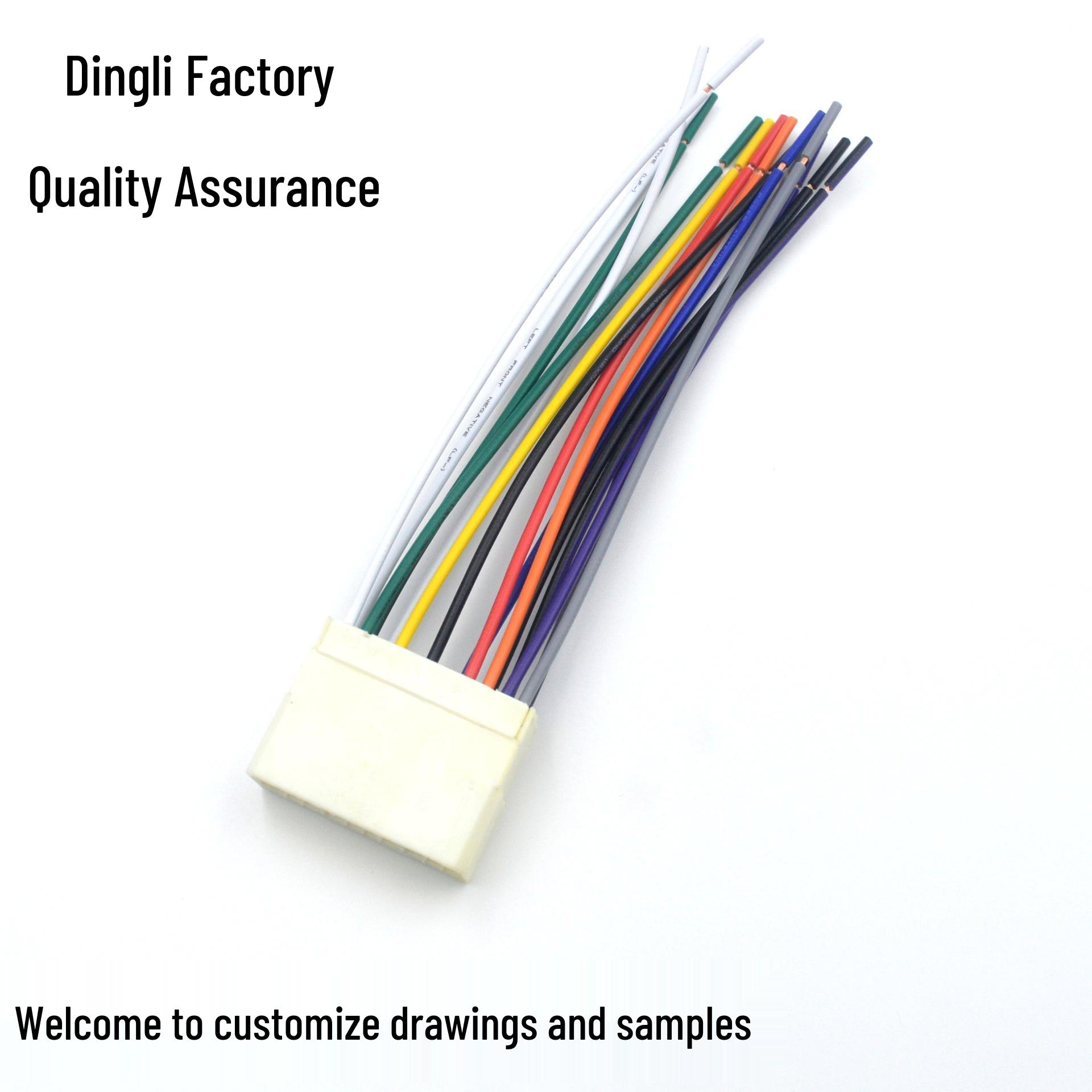 

Audio Modification Wire Connector for Daewoo, Wuling Hongguang, Chevy Spark, SsangYong Rexton CD/DVD Systems Vertical