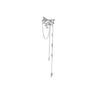 Flash Diamond Tassel Earrings Female Korean Niche High-end Design Long Tassel Earrings