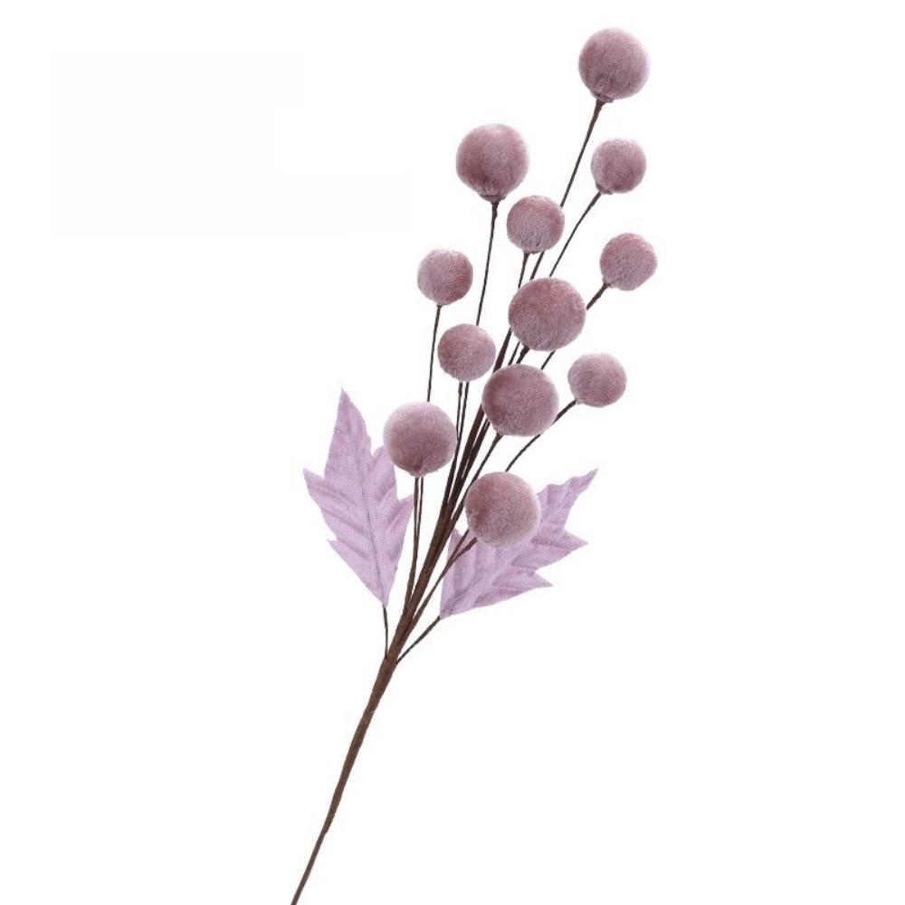 

Fashion Velvet Christmas Ball Branches DIY Multicolored Xmas Decorations Handmade Party Supplies Christmas Table Centerpieces рожевий колір золота