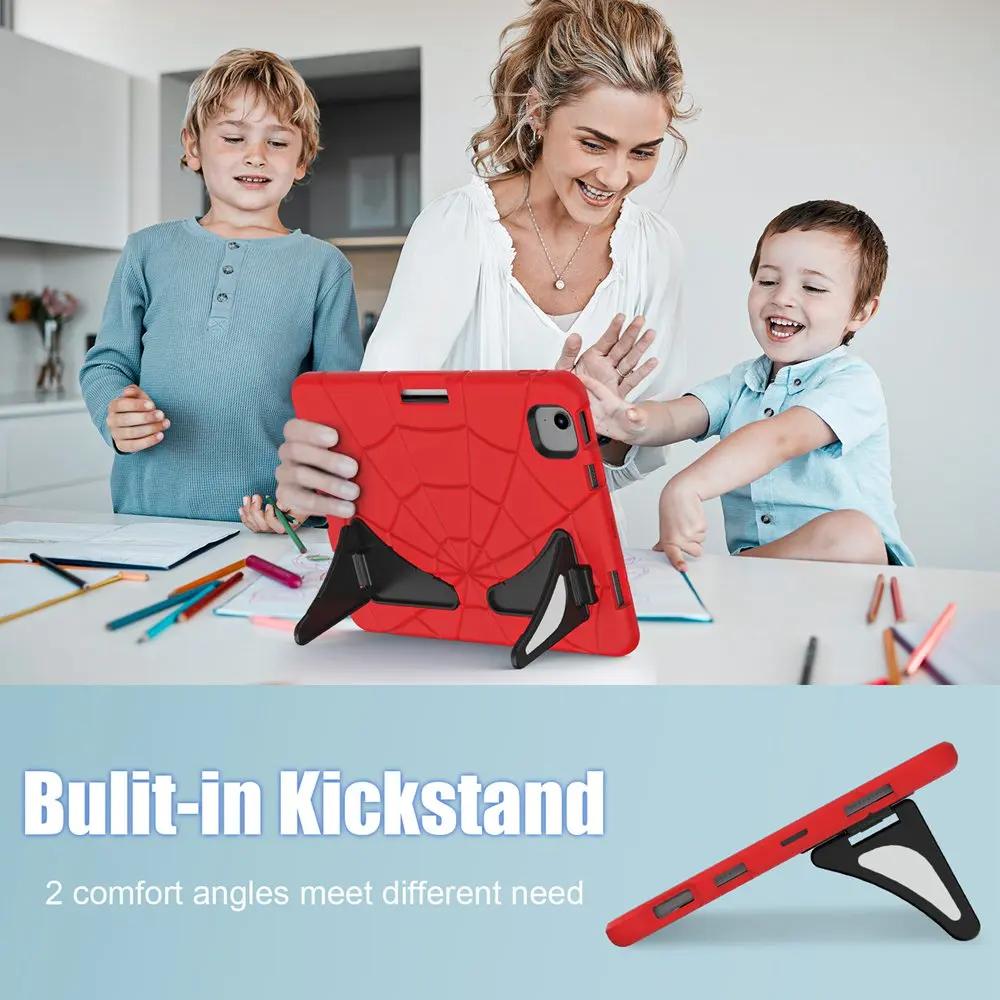 For Ipad Air 11 Inch 2024 M2 A2902 A2903 A2904 Case Kids Tablet Cover Silicone +PC Case for Apple iPad Air M2 11" 2024