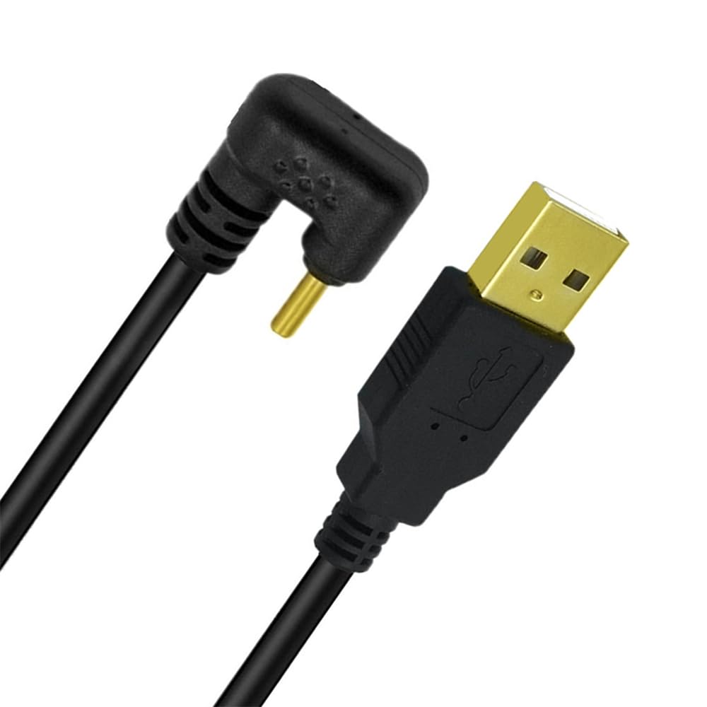 cablecc 480Mbps USB Power Data Male to to Back Angle 2.0 Type-A Cable, Male, USB-C USB-C, U-Shaped,