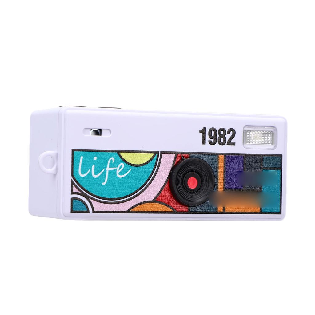 Portachiavi Fotocamera Digitale Schermo a Colori Flip da 0,96 Pollici Fotocamera Retrò con Flash Integrato per Registrazioni di Vita Nero