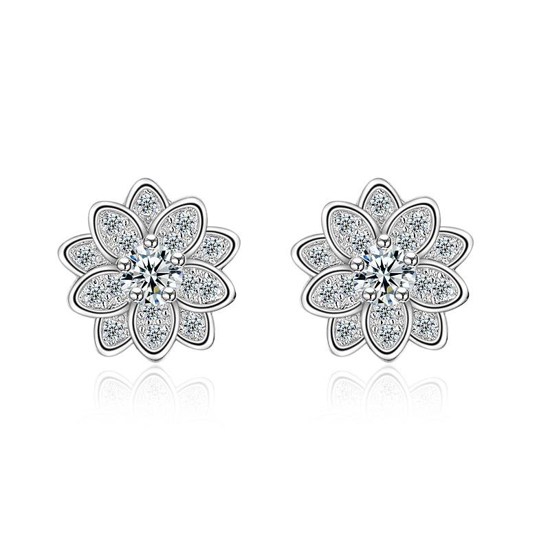 

Цветочные модели, эстетичные серьги из смешанной партии, темперамент, простые, модные, женские, вечерние, повседневные аксессуары, подарок на День святого Валентина