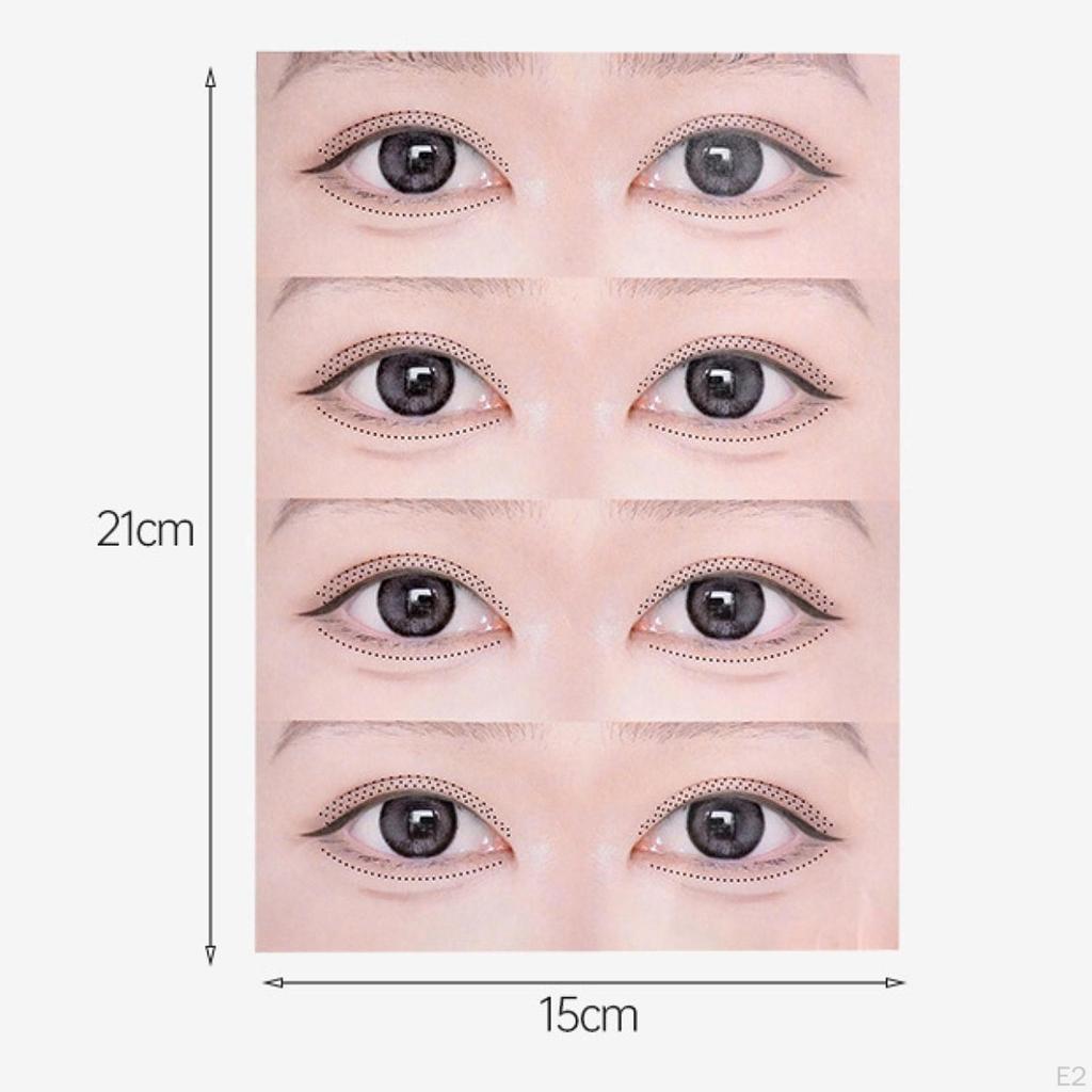 Eyelash Extension Sticker Lash Mapping Stickers Pad Grafting Tool Training Eye Pads