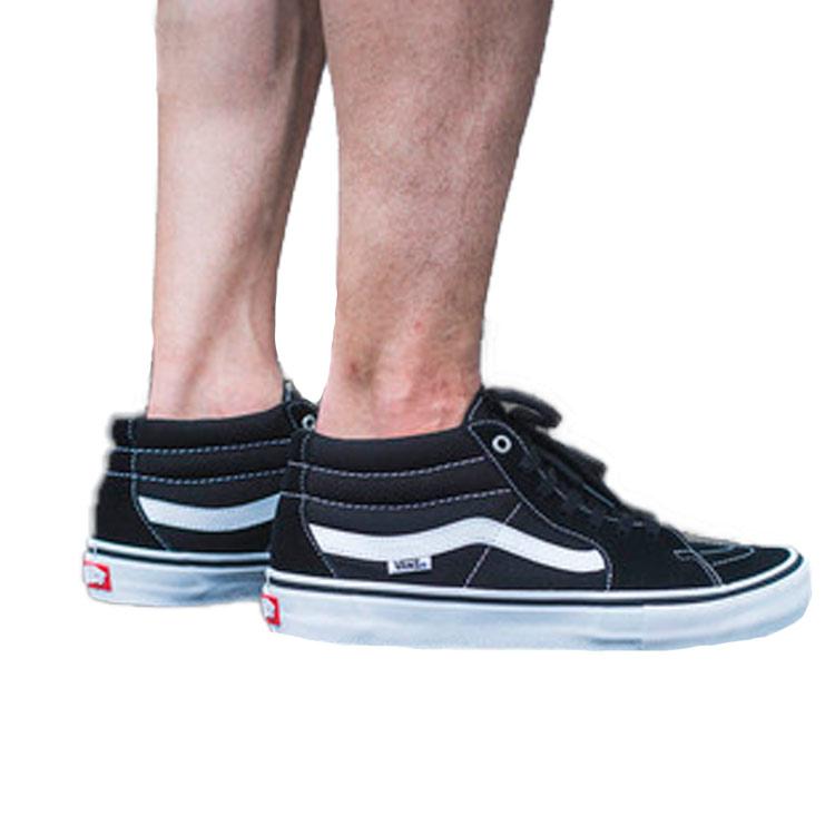Sk8 Vans-Mid Pro 'Black White' VN0A347UY28