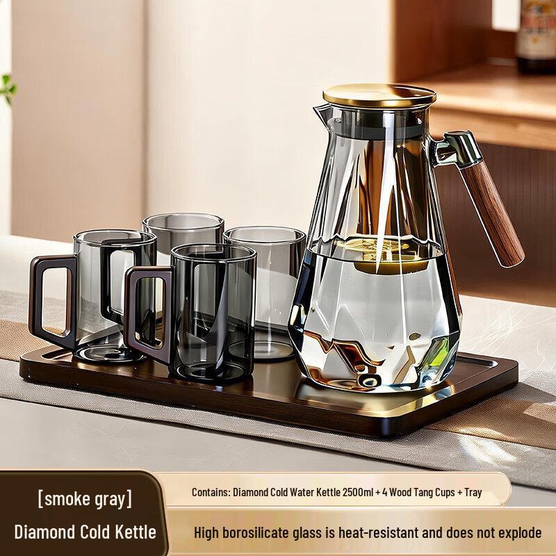 Qīwēi Heat-Resistant Glass Water Pitcher