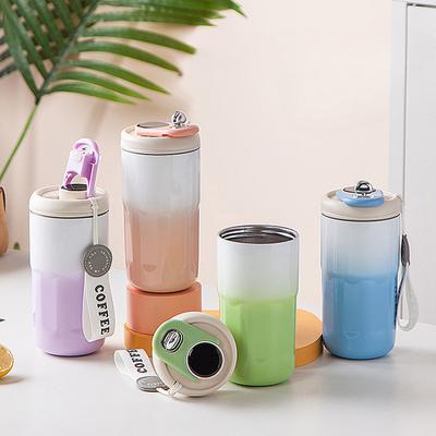 Tazza da Caffè Isolamento Termico e Freddo Acciaio Inossidabile 316 Femminile Bella Tazza d'Acqua Dopaminica Display Intelligente della Temperatura Tazza Portatile Maneggevole