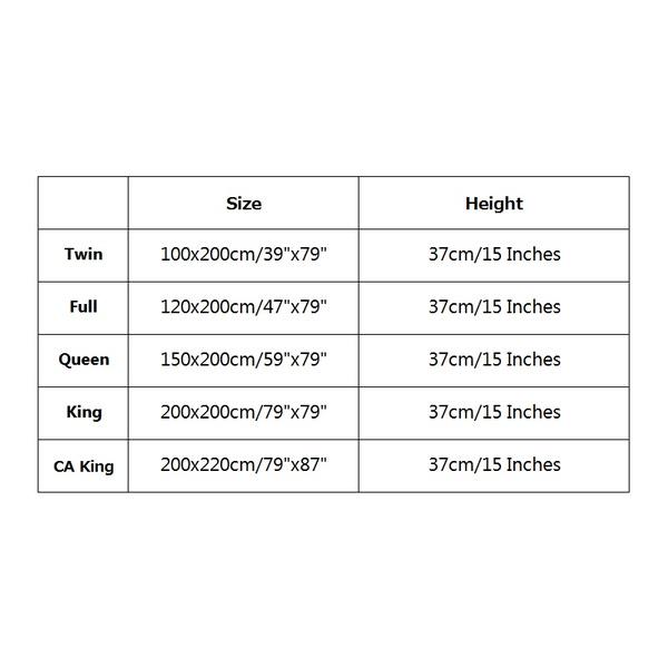 2 Colors White/Beige Solid Color 3 Sided Elastic Lace Wrapped 15 Inches Drop Bed Skirt