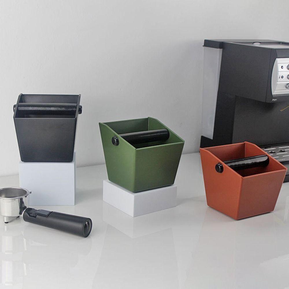 Square Coffee Grounds Bucket 800ml Coffee Waste Container New Coffee Knock Box  Bar