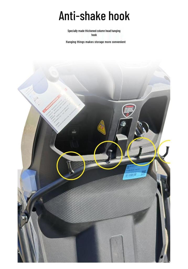 Thickened Rear Cargo Rack Bumper for Fengshen E-Bike/Motorcycle