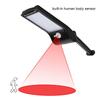 LED Solar Panel Body Sensor Ultra Thin Waterproof Outdoor Yard Garden Safety Wall Lamp Light