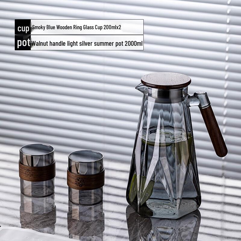 Heat-Resistant Borosilicate Glass Water Set