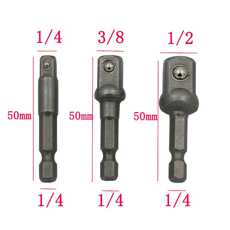 Steel Ball 8-Piece Extension Socket Adapter Set
