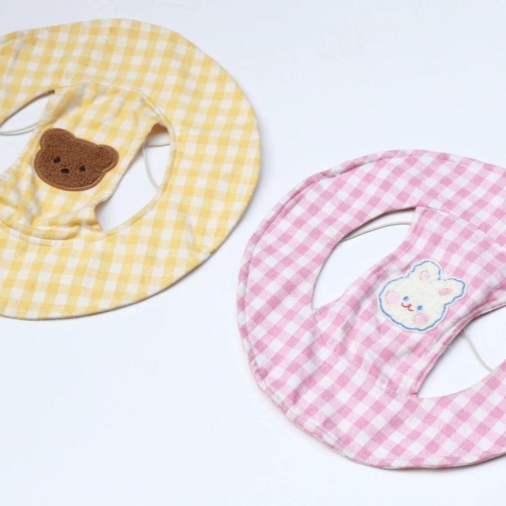 Großer Hundesonnenhut mit Ohrenlöchern - Sonnenschutz für Golden Retriever & Samojede