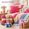 100g/Rolle Finger Loop Garn Faden Flauschig Weich Chenille Dickes Garn Handgestrickte Decke Schal Häkeln Strickgarn DIY Garn Verkauf