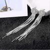 Sterling Silver Plated Sunflower Earrings with Tassles for Women Girls Wives as Holiday Birthday Gifts