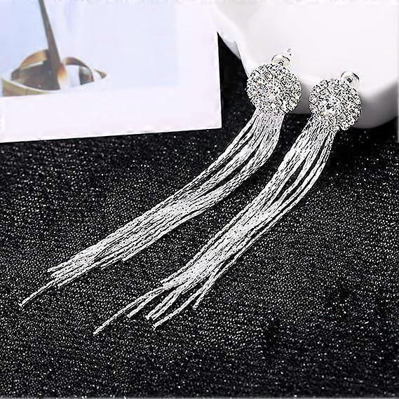 Sterling Silver Plated Sunflower Earrings with Tassles for Women Girls Wives as Holiday Birthday Gifts