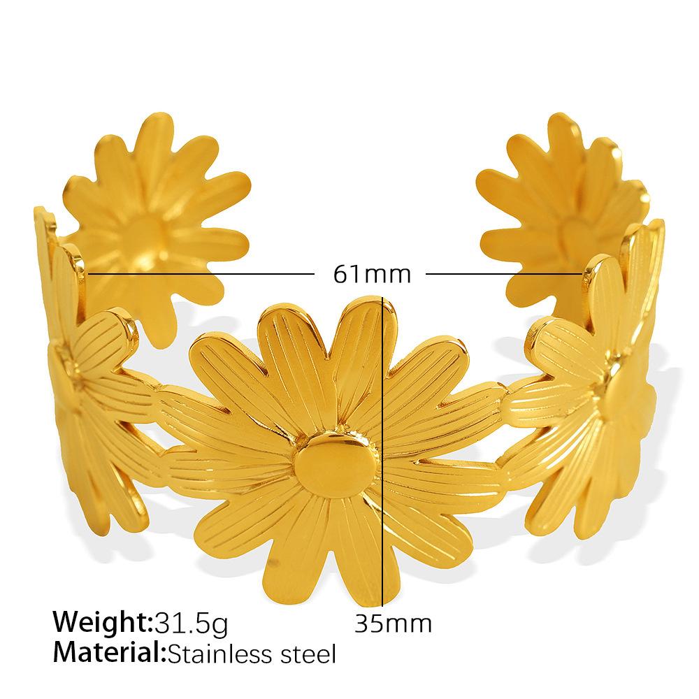 Titanium steel bracelet butterfly leaf hot sale bracelet hollow style single product women