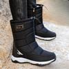 Heren- en dameswinterbont één verdikte gewatteerde waterdichte gezellige warme anti-kou lichtgewicht wandelen waterdicht anti-slip hoge middelhoge sneeuwlaarzen