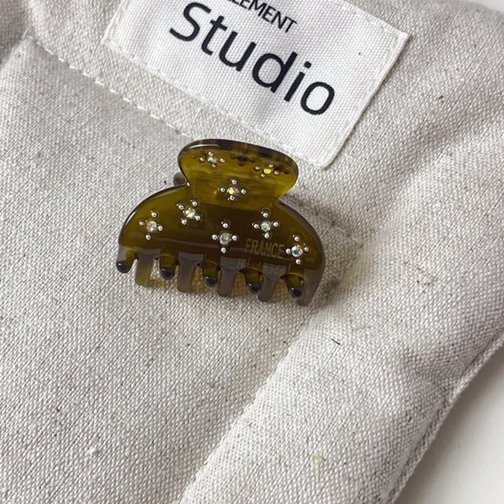 Babysbreath Acetate Hairpin Crystal Mini Hair Claw Personalized Rhinestone Hair Clip  Girls