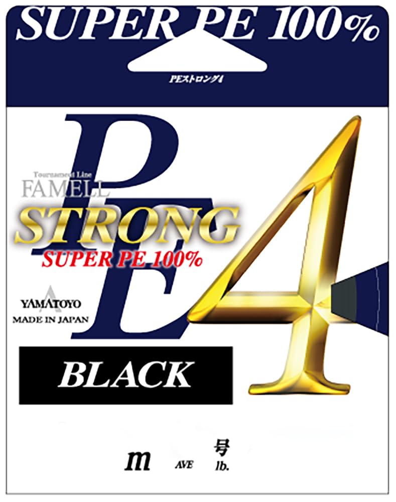 Yamatoyo Tegus New Package PE Strong 4 Black 300m 1.5
