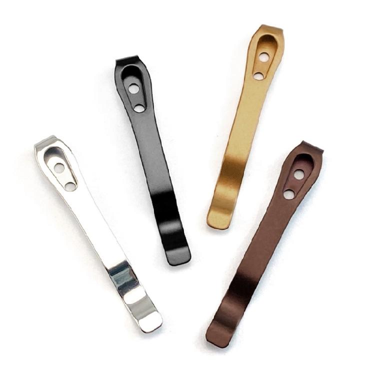 Compactly Stainless Steel Pocket Clip Tool Organizers Rustproof Belt Looping Clip for Everyday Carry Tool Wear Resistant
