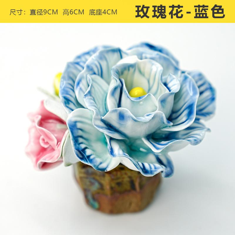 Handmade Ceramic Eternal Flower Simulation Art