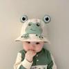 Children's Sun Protection Frog Fisherman Hat - Cute Boys' Sun Hat - Breathable Sun Hat For Girls Summer 