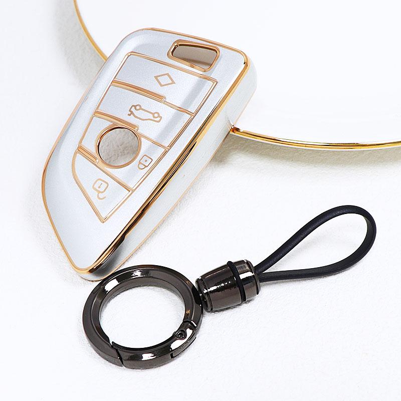 Auto Shell Fob Protector Accessories Car Key Case Cover For Bmw G20 G30 G11 F15 F16 G01 G02 F48 X1 X3 X5 X6 X7 1 3 5 6 7 Series