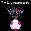 9-Piece Silicone Space Bean Set: Ultra-Tight, Transparent Green Beans