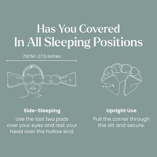 Weighted Eye Cover Gentle Pressure Sleeping Relaxing Light Blocking Eye Cover Men Women Home