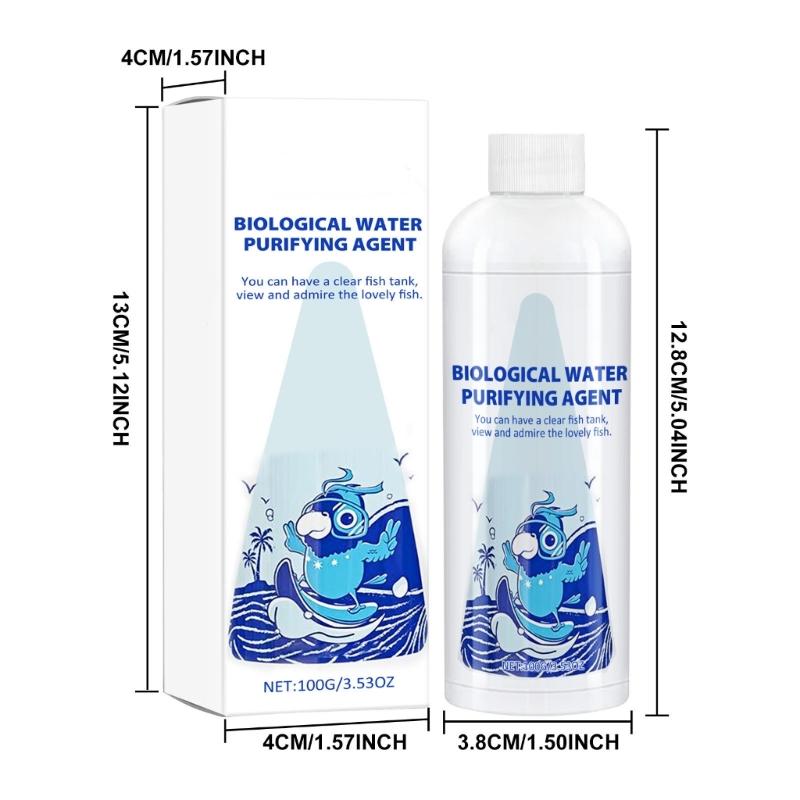 Algae Control Powder for Fish Tanks Ensuring Healthy Underwater Environment Practical Maintain Aquariums Water Quality