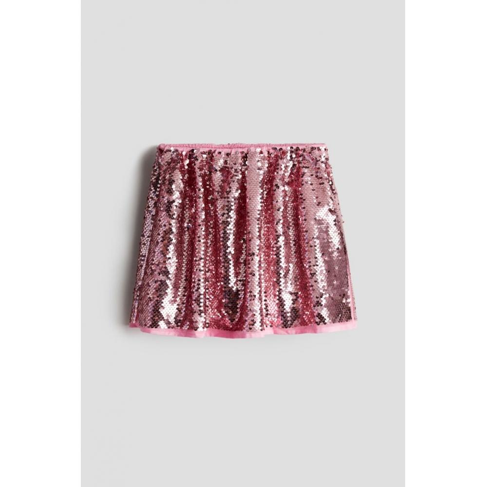 

Юбка HM с пайетками розовая