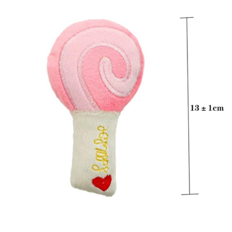 1PCS  Puppy Squeaky Dog Lover And Dog Mom Love Toys Set Plush Puppies,Cute Chew Cat/Dog Lover Gift And Dog/Cat Mom Love Pets Dog Lover lollipop