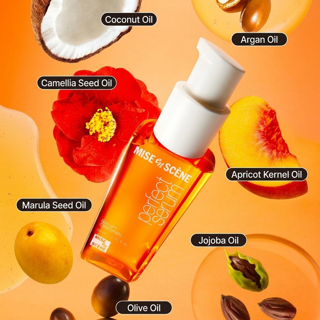 mise en scène Perfect Hair Serum 200ml (2 Types) (+Free gift)