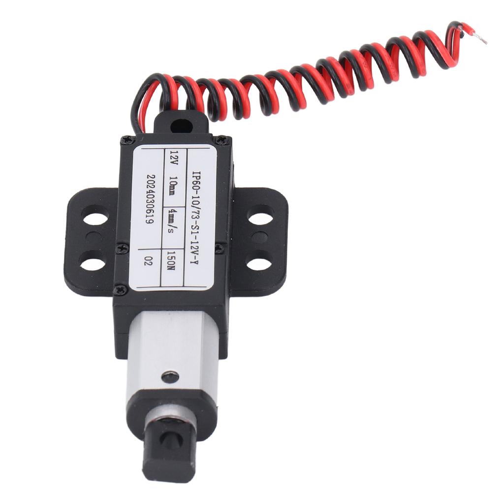 DC12V Linear Actuator 10mm Stroke 150N Thrust Electric Lifting Micro Actuator for Recliner TV Table
