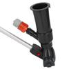 Small Pool Vacuum Portable Pond Vacuum Cleaner with 5 Section Aluminum Alloy Rod Nylon Fine Mesh