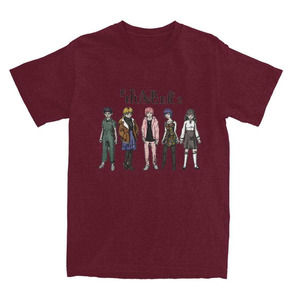 Fear And Hunger Termina TShirt Mens Video Game Cartoon Vintage Cotton T Shirts Summer ONeck Tee Shirt Oversized Clothing