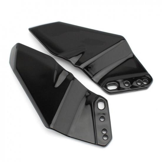 Winglet Aerodynamic Wing Spoiler Kit Fits Ducati HONDA Suzuki Yamaha Gloss Black