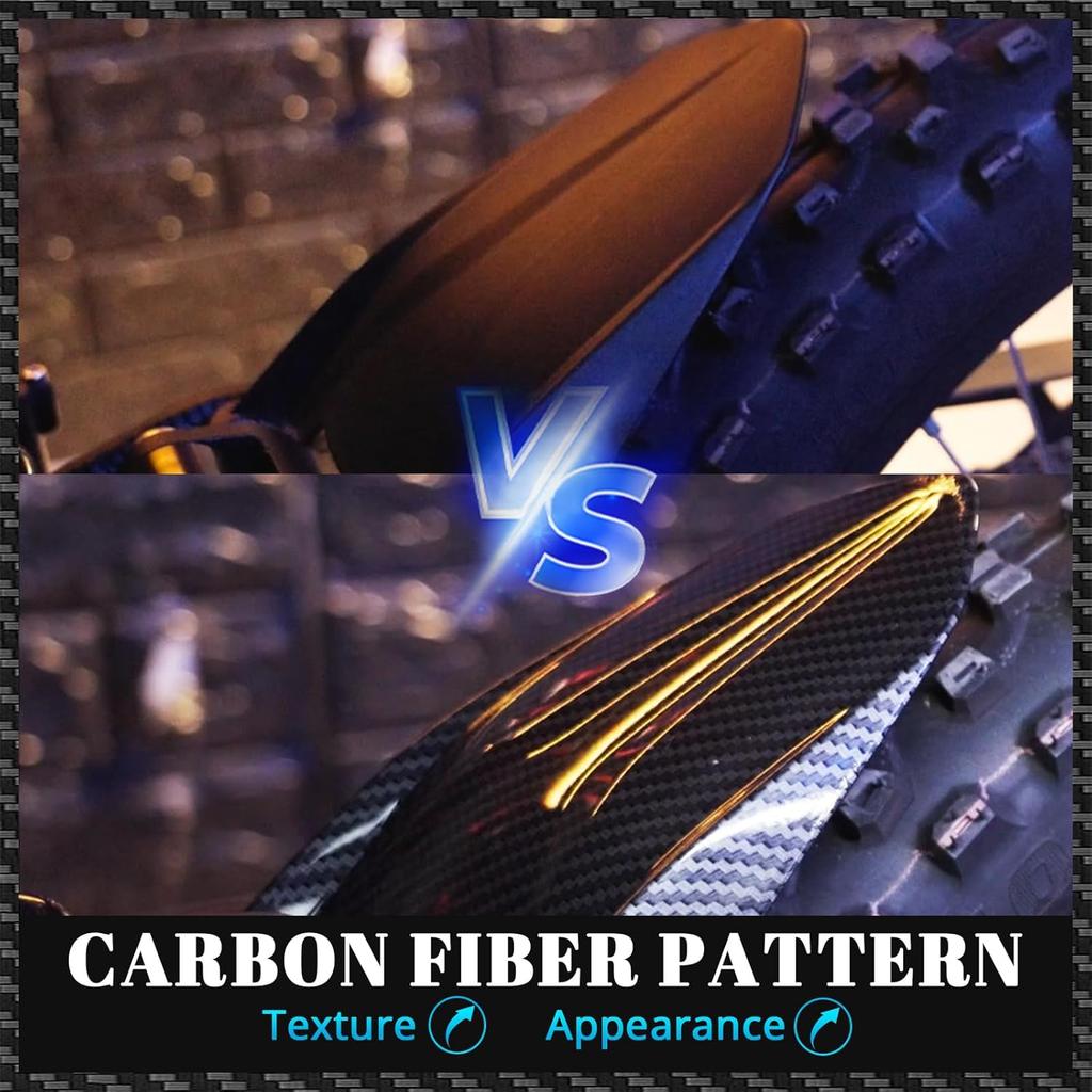 CHANGCHENG Motorcycle Rear Fender Mudguard Fender Protector Carbon Fiber Pattern for Talaria Sting MX3/MX4/MX5 Electric Dirt Bike