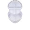 Girls Makeup Storage Box Desktop Cosmetic Organizer Sundries Container Heart-shaped Jewelry  Box