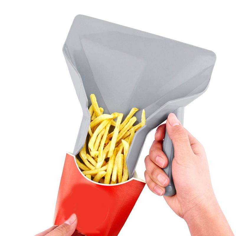 Plastic Chip Scoops Food Shovel French Fries Burgers Packaging Tools Popcorns Candy Snacks Scooper Kitchen Supplies