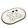 Cute Cartoon Bathroom Floor Mat Diatom Mud Anti Slip Foot Mat Bathroom Shower Room Water Absorption Quick Drying Foot Mat