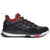 adidas Terrex Hikster Synthetisches Leder Wildleder Outdoor Funktion Atmungsaktiv Low-Top Lifestyle Schuhe Herren Sneaker Schwarz Grau GZ8932