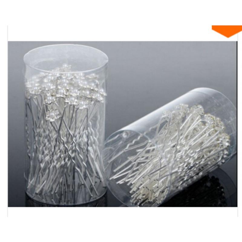 

20pcs/set Women U-shaped Hair Fork Pin Crystal Rose Flower Hairclips Rhinestone Hair Stick Wedding Bridal Jewelry Headwear Gift