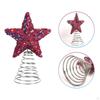 Christmas Tree Topper Decoration Romantic Unique Star Treetop Xmas Decor for Cafe
